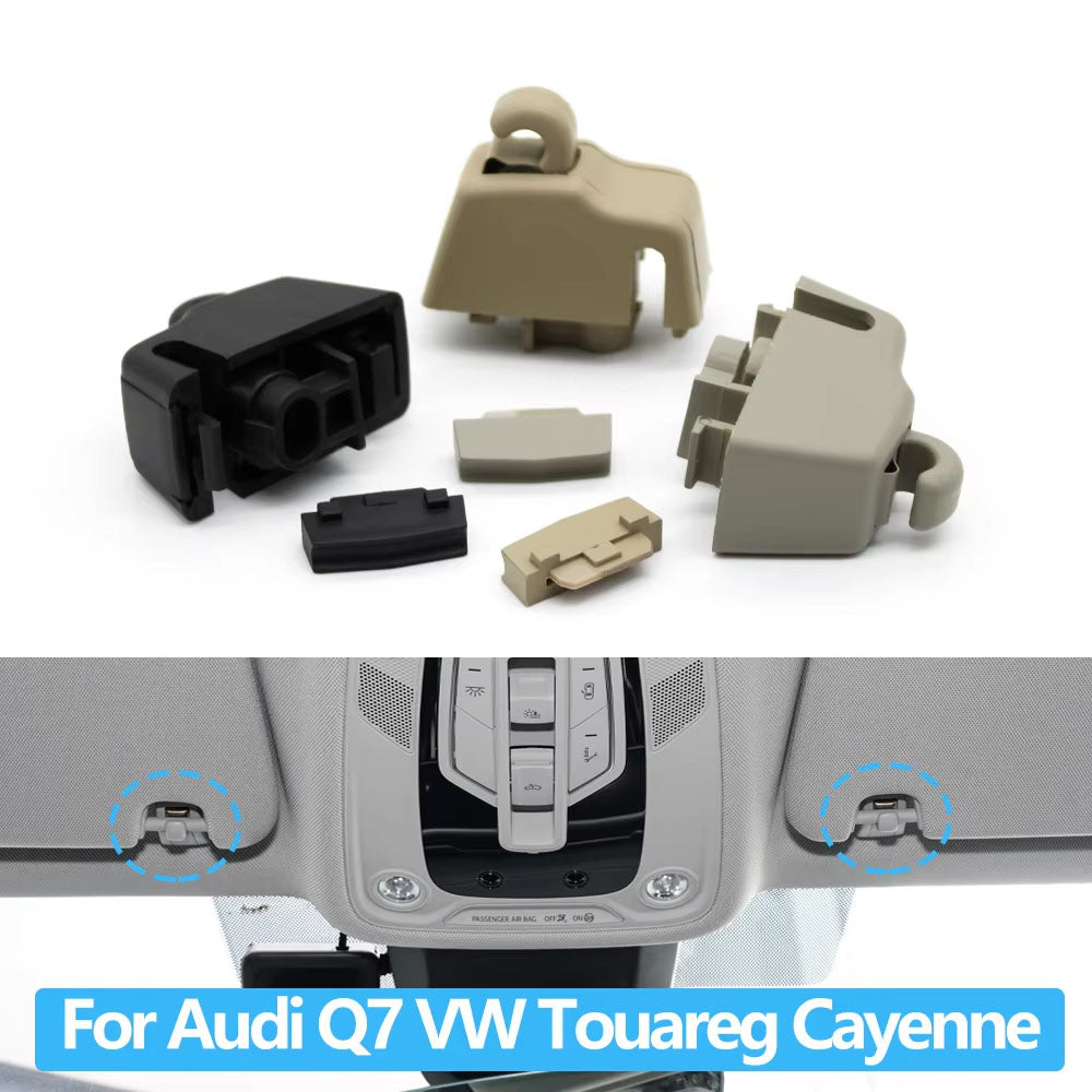 Car Sun Visor Fixing Buckle Retainer Sun Visor Support Clip Hook Bracket For Audi Q7 VW Touareg Cayenne 4L0859561,4L0859562