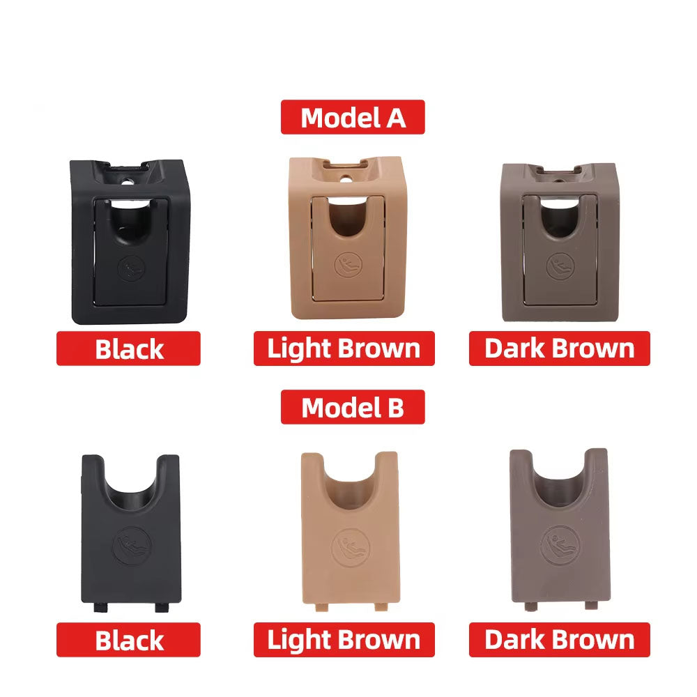 Rear Seat Hook ISOFIX Cover For Lexus ES UX Child Restraint Cover 7373106010C0 Car Rear Seat Hook Buckle Black Brown