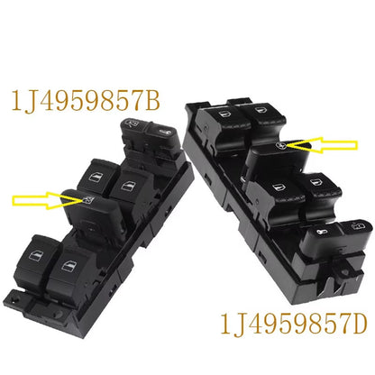 1J4959857B Electric Power Master Window Switch Car 1J4959857D For VW Golf MK4 Jetta Bora Passat B5 Seat Leon Toledo Superb