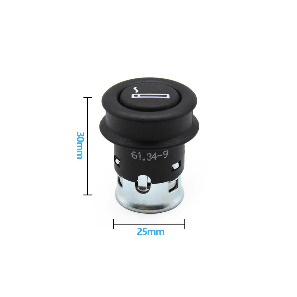 Car Universal Cigarette Lighter Metal Cigar Element Socket For BMW All Series 1 2 3 4 5 6 7 X1 X2 X3 X5 X6 Z3 61349308246