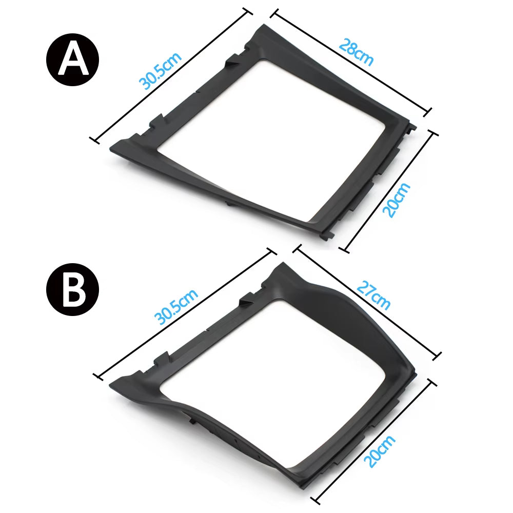 Car Front Center Console Panel Bezel Water Cup Holder Decorative Trim Cover For BMW X5 X6 E70 E71 E72 51166956756 51169129401