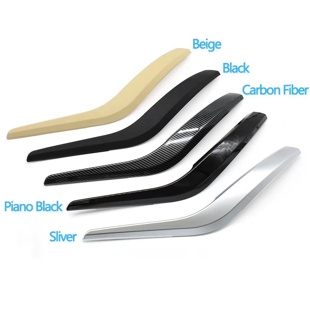 4PCS Set Car Interior Door Front Rear Left Right Pull Handle Outer Cover Trim For BMW X1 E84 2010-2016