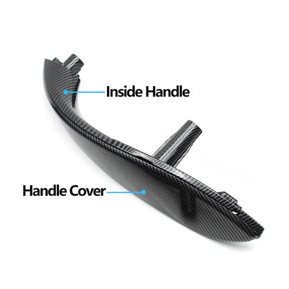 Carbon Fiber Car Door Pull Handle With Handle Outer Cover Trim For BMW 3 4 Series M3 M4 F30 F34 F36 F32 F33 F80 F82 F83