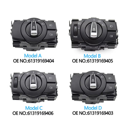 Car Front Headlamp Head Light Switch Assembly For BMW 1 3 X1 Series E87 E88 E81 E82 E90 E91 E92 E93 E84 61319169403,61319169405