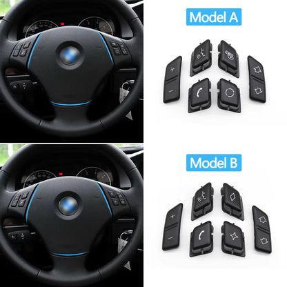 Car Steering Wheel Button Control Switch Cover Replacement For BMW 3 Series X1 E90 E91 E92 E93 E84 61316959893 61316959894