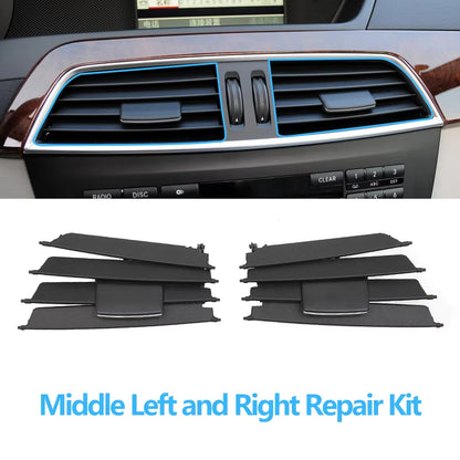 LHD RHD Front Central Dashboard Left Right Repair Kit AC Vent Grille Panel Cover For Mercedes Benz C Class W204 LCI 2011-2014