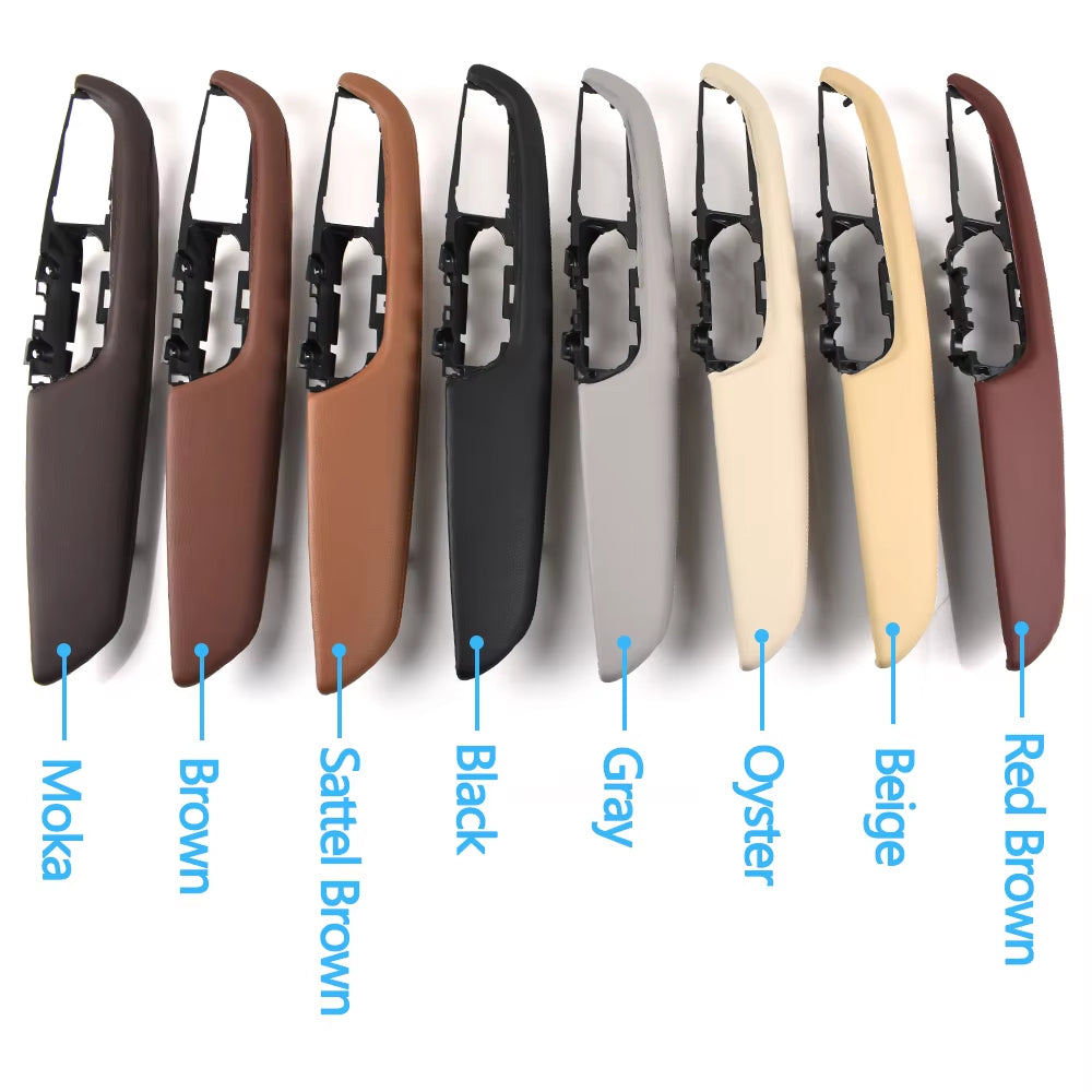 LHD Front Left Interior Door Handle Armrest Outer Frame Panel Replacement For BMW X5 X6 E70 E71 E72 2007-2013