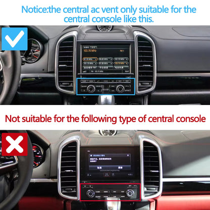 Carbon Fiber Car Front Left Right Rear Air Conditioning AC Vent Grille Complete Assembly For Porsche Cayenne 7P5 2010-2017