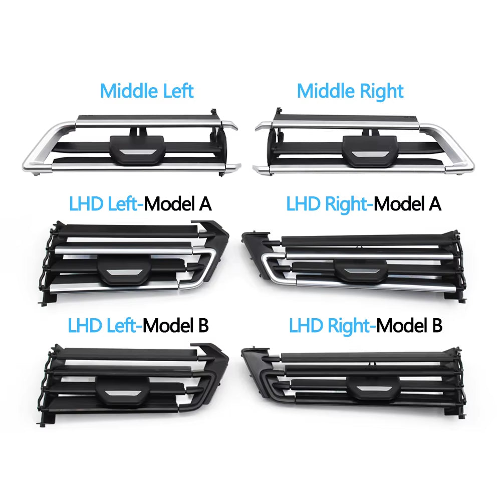 Car Middle Left Right Air Vent Grille Central AC Vent Repair Kit M Sport For BMW X5 X6 X7 G05 G06 G07 2019 2020 2021 2022