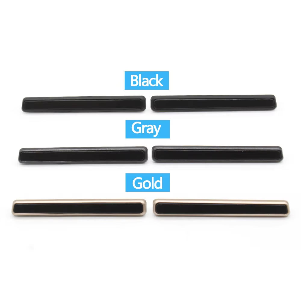 Car Front Air Conditioning Left Right Middle AC Vent Grille Center Air Vent Trim Strip For Porsche Taycan 9J1 2019 2020-2025