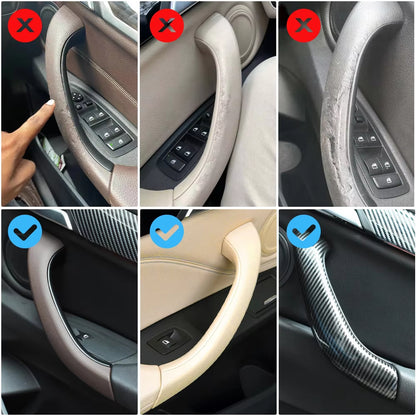 2/4PCS Interior Door Left Right Pull Handle Outer Cover Trim Replacement For BMW X1 X2 F48 F49 F39 2016-2020