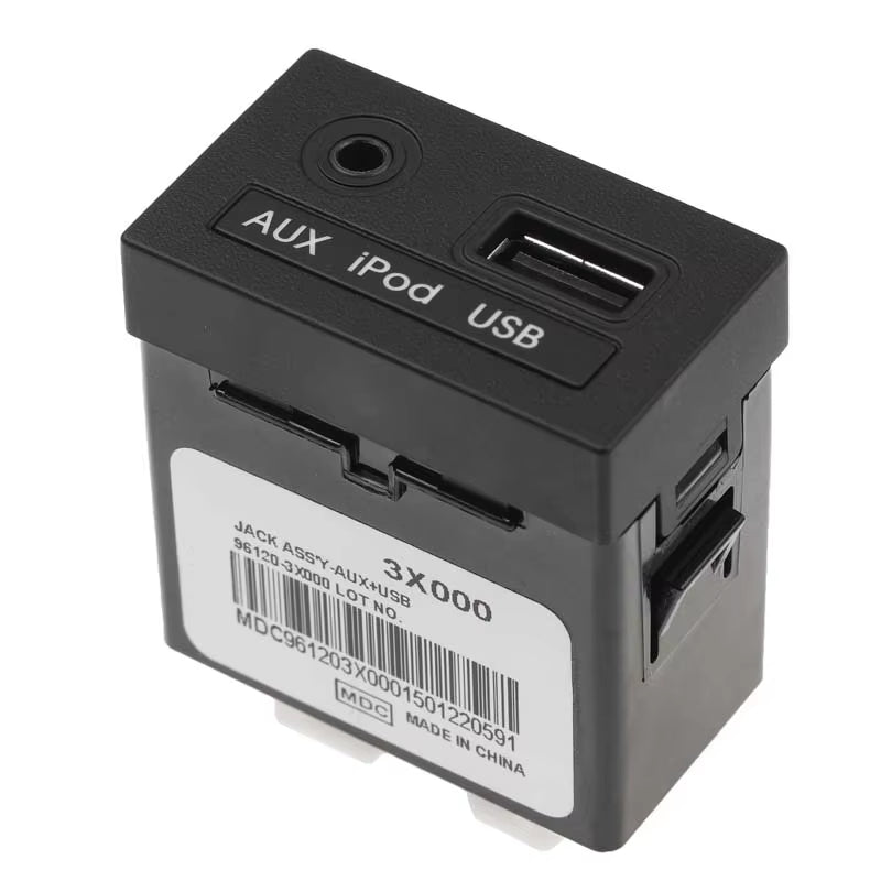 96120-3X000 961203X000 Fit For Hyundai 2011 2012 2013 Elantra Auxiliary Jack USB IPOD AUX Jack Assembly Car