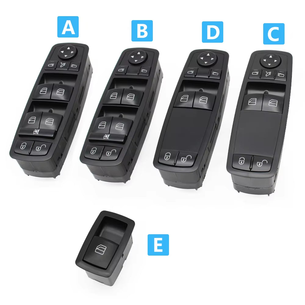 Car Window Lift Control Switch For For Mercedes Benz A B Class W169 W245 1698206710,1698206610,1698206410,1698206510,2518200510