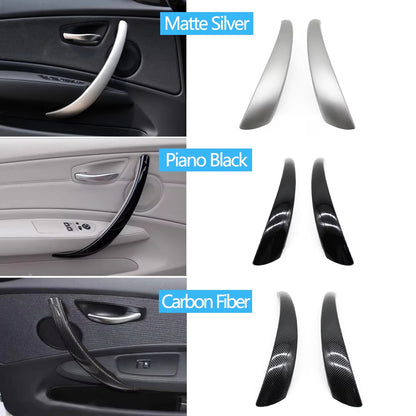 Car Interior Door Left Right Pull Handle Cover Trim For BMW 1 Series E81 E82 E87 E88 2006 2007 2008 2009 2010 2011 2012
