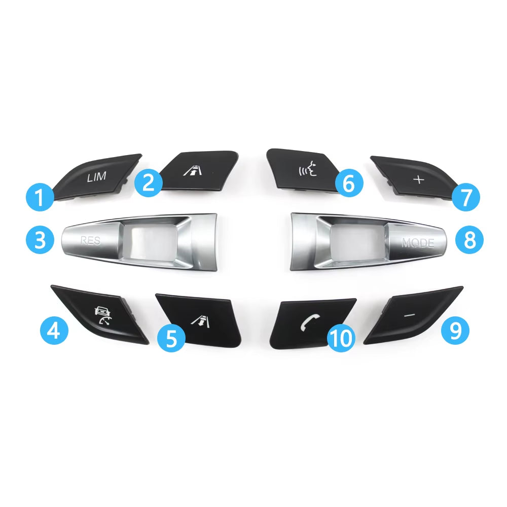 Car M Sport Steering Wheel Multifunction Buttons Knob For BMW F10 F11 F30 F31 F34 F01 F02 F06 F12 F25 F26 F15 F16 M2 M3 M4 M5