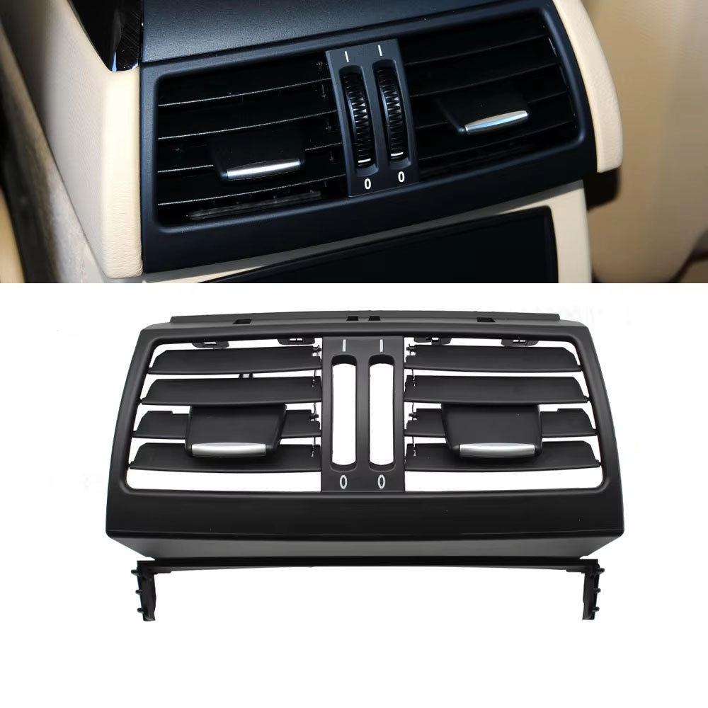 LHD RHD Car Rear Fresh Air Conditioning AC Vent Grille Outlet Cover ForBMW X5 X6 E70 E71 E72 2007-2013