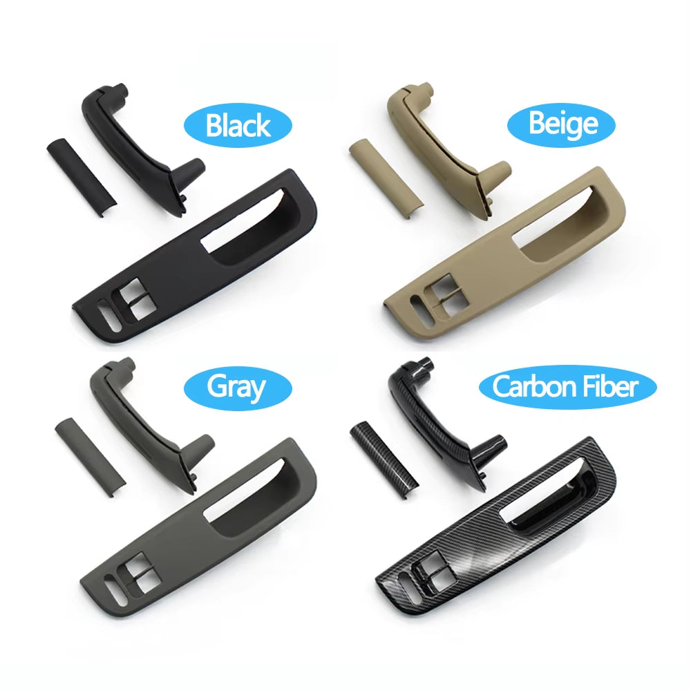 Car Door Interior Window Switch Panel Bezel Trim Inside Door Pull Grab Handle For VW Bora Golf 4 MK4 Jetta Passat 1999-2004