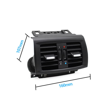 Car Rear AC Fresh Air Conditioning Vent Grille Cover Outlet Assembly Or Panel For BMW X3 X4 F25 F26 2011-2018 64229200888