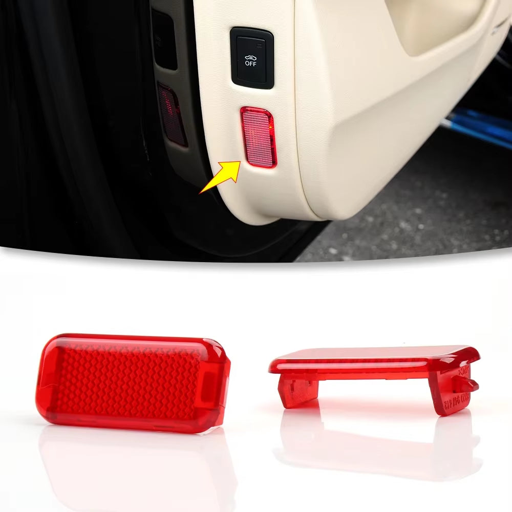For Audi Cars A6 A4 A3 Q7 Q5 Q4 Q3 Car Door Lamp Shade Door Lamp Light Warning Light Red Light Door Signal Lamp