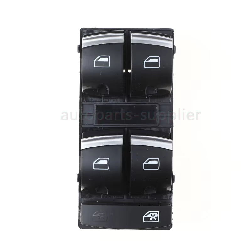 New Chrome Master Window Switch For Audi A3 8P A6 S6 RS6 C6 Q7 2004-201 4F0959851H 4F0959855B 4F0 959 851H Button Console