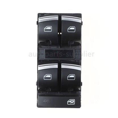 New Chrome Master Window Switch For Audi A3 8P A6 S6 RS6 C6 Q7 2004-201 4F0959851H 4F0959855B 4F0 959 851H Button Console