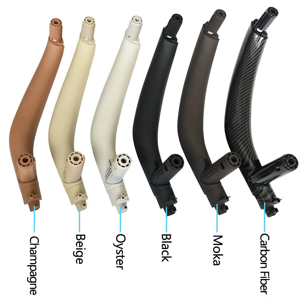 3PCS Set LHD RHD Interior Door Left Right Pull Handle Trim Cover For BMW X5 X6 F15 F16 2014-2018