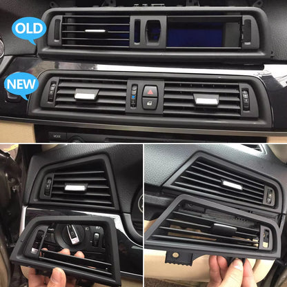 LHD RHD Air Conditioning Original Black AC Vent Outlet Grille Panel For BMW F10 F11 520i 523i 525i 528i 535i