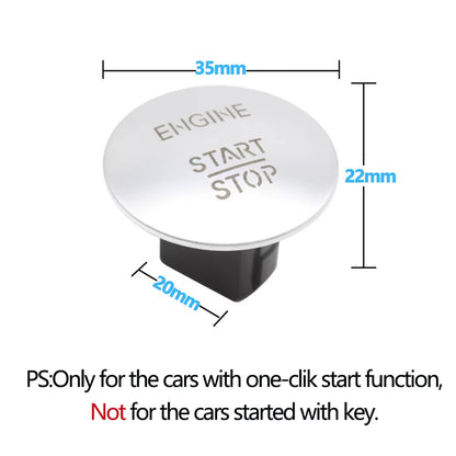 Car One-click Start Stop Button Engine Ignition Push Switch For Mecedes BENZ All Series W204 W205 W251 W221 W176 W166