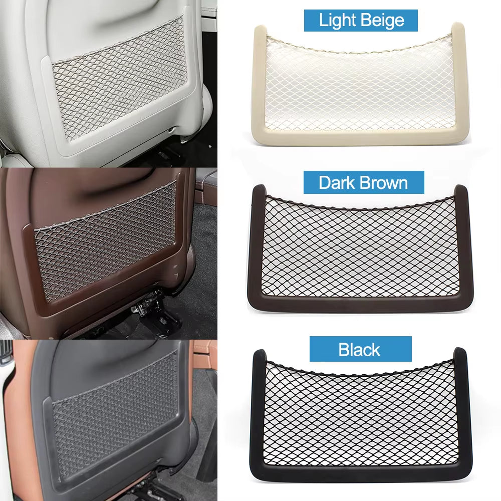 Car Seat Backrest Sundries Storage Net Pocket Cover Repair Kit For Mercedes BENZ GLE GLS W167 GLE350 GLE450 GLS400 GLS450