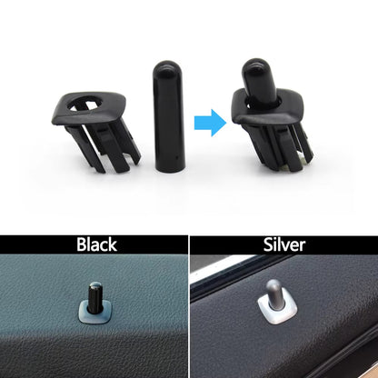 Car Door Lock Button Knob Door Latch Pin Screw Knob Cover For BMW 5 Series F10 F11 520i 523i 525i 528i 530i 535i 540i