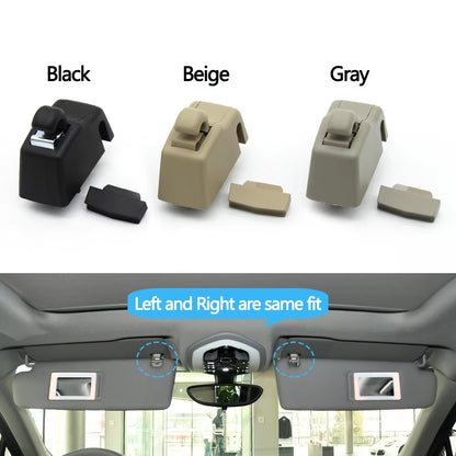 Car Sun Visor Fixing Buckle Retainer Sun Visor Support Clip Hook Bracket For Audi Q7 VW Touareg Cayenne 4L0859561,4L0859562