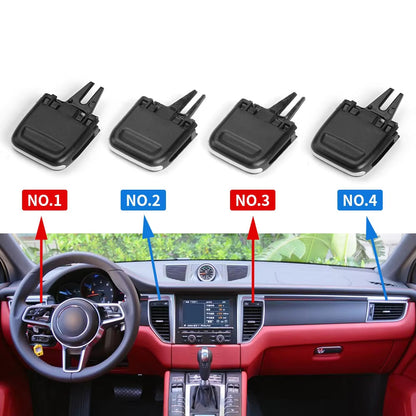 For Porsche Macan Car Front Console Air Conditioning AC Vent Grille Clip Slider Repair Kit For Macan 2014-2017