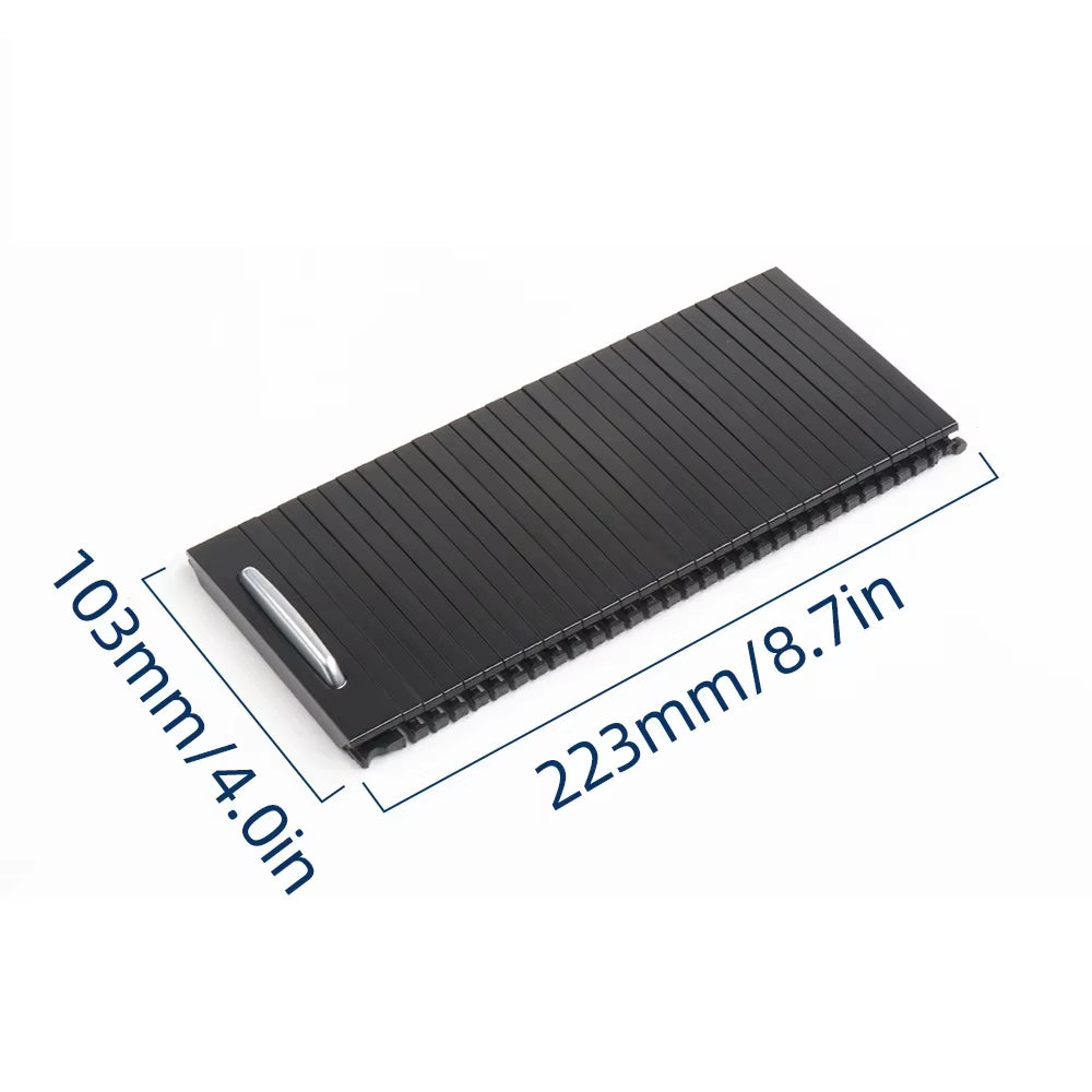 T2H3071 For Jarguar Land Rover Water Cup Holder Cover Curtain Sliding Roller Blind Shutter 2016-2019XF 2018-2019XE