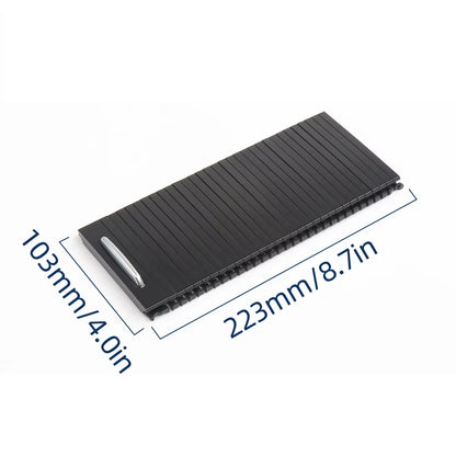 T2H3071 For Jarguar Land Rover Water Cup Holder Cover Curtain Sliding Roller Blind Shutter 2016-2019XF 2018-2019XE