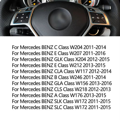 W204 Car Steering Wheel Switch Multi-functional Button For Mercedes BENZ C E A GLK Class X204 W212 W156 W246 W207 W117 W218
