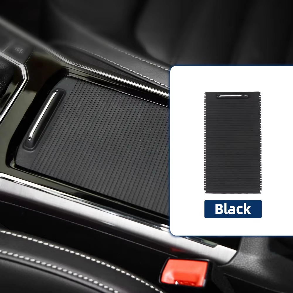 56D862531A Center Console Cup Holder Sliding Shutter Roller Blind Cover for VW Passat 2016-2018