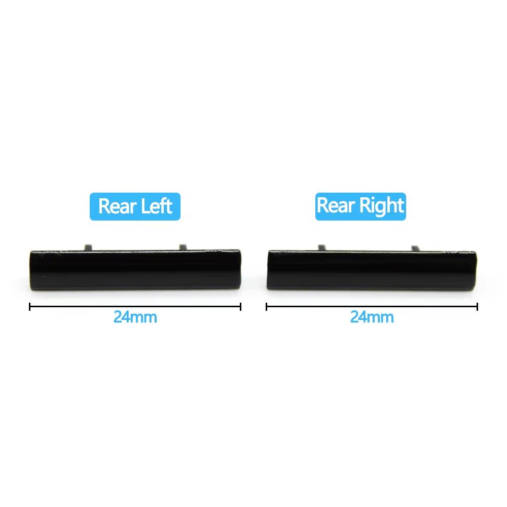 Black Car Rear Air Conditioning AC Vent Grille Air Vent Trim Strip For Porsche Taycan 9J1 2019 2020 2021 2022 2023 2025 2025