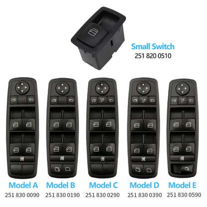 Car Window Lift Control Switch For For Mercedes Benz ML GL R Class W164 W251 2518300590,2518300290,2518300090