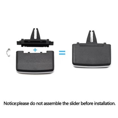 Car Front AC Air Vent Outlet Tab Clip Repair Kit For Mercedes Benz C GLK Class W204 X204 C180 C200 C260 GLK260 GLK300 GLK350