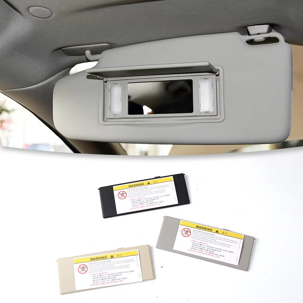 Single Camera Interior Rearview Mirror Makeup Mirror Sun Visor Car Sunshade for Volvo V40 S60 Auto Interior Accessories Kit