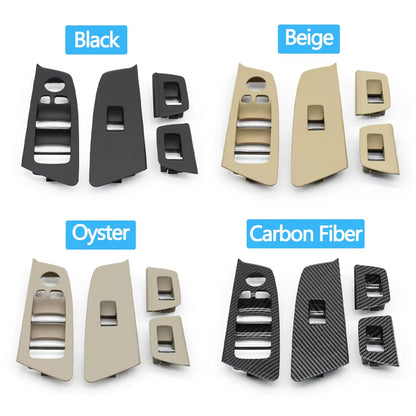LHD Car Interior Front Rear Door Window Lift Switch Button Panel Trim Cover Replace For BMW 5 Series G30 G31 F90 525i 530i 540i