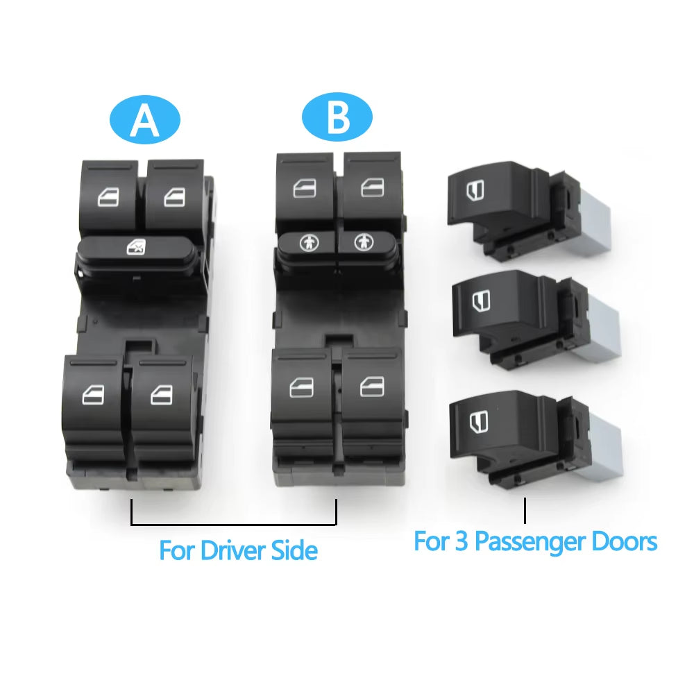 Car Electric Power Control Window Switch Regulator Small Switch Fuel Tank Unlock Switch Buttons For VW Touareg 7L 7L6959857D