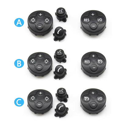 2PCS Car Steering Wheel Multifunction Cruise Control Switch Button Cover For BMW Mini Cooper Paceman R55 R56 R57 R58 R59 R60 R61