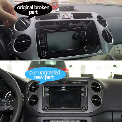 1/2PCS Car Front Rear Air Conditioning AC Vent Grille Air Vent Cover For VW Volkswagen Tiguan 2010 2011 2012 2013 2014-2017