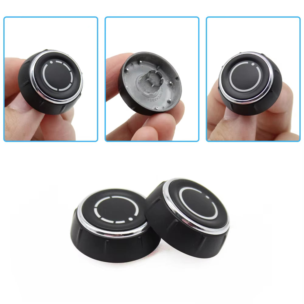 Car Center Console Audio Volume Knob Cover CD Control Switch Button For Porsche Cayenne Panamera Macan Boxster 911 718 970