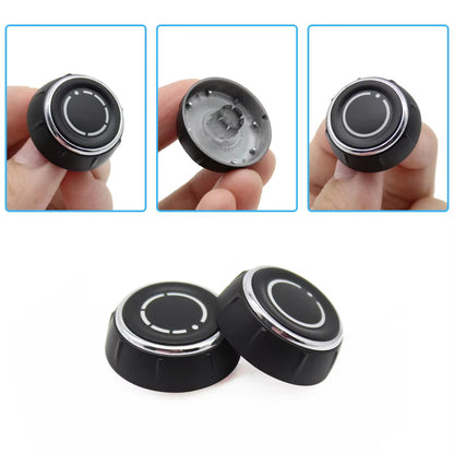Car Center Console Audio Volume Knob Cover CD Control Switch Button For Porsche Cayenne Panamera Macan Boxster 911 718 970