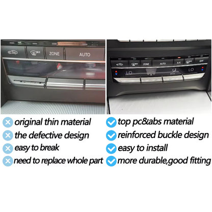 Car AC Heater Button Switch Cover Climate Control Switches Replacement For BENZ E Class W212 W207 E200 E250 E300 E350 E400 E500
