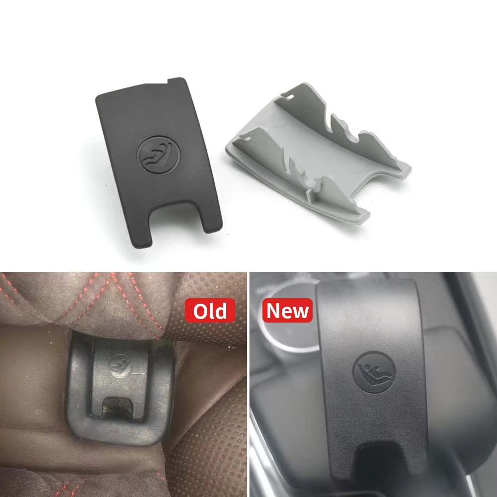 Car Interior Replacement Part For Audi A4 A5 A6 A7 RS4 RS5 RS6 2016-2025 Car Rear Seat Hooks Child Restraint Device ISOFIX Cover