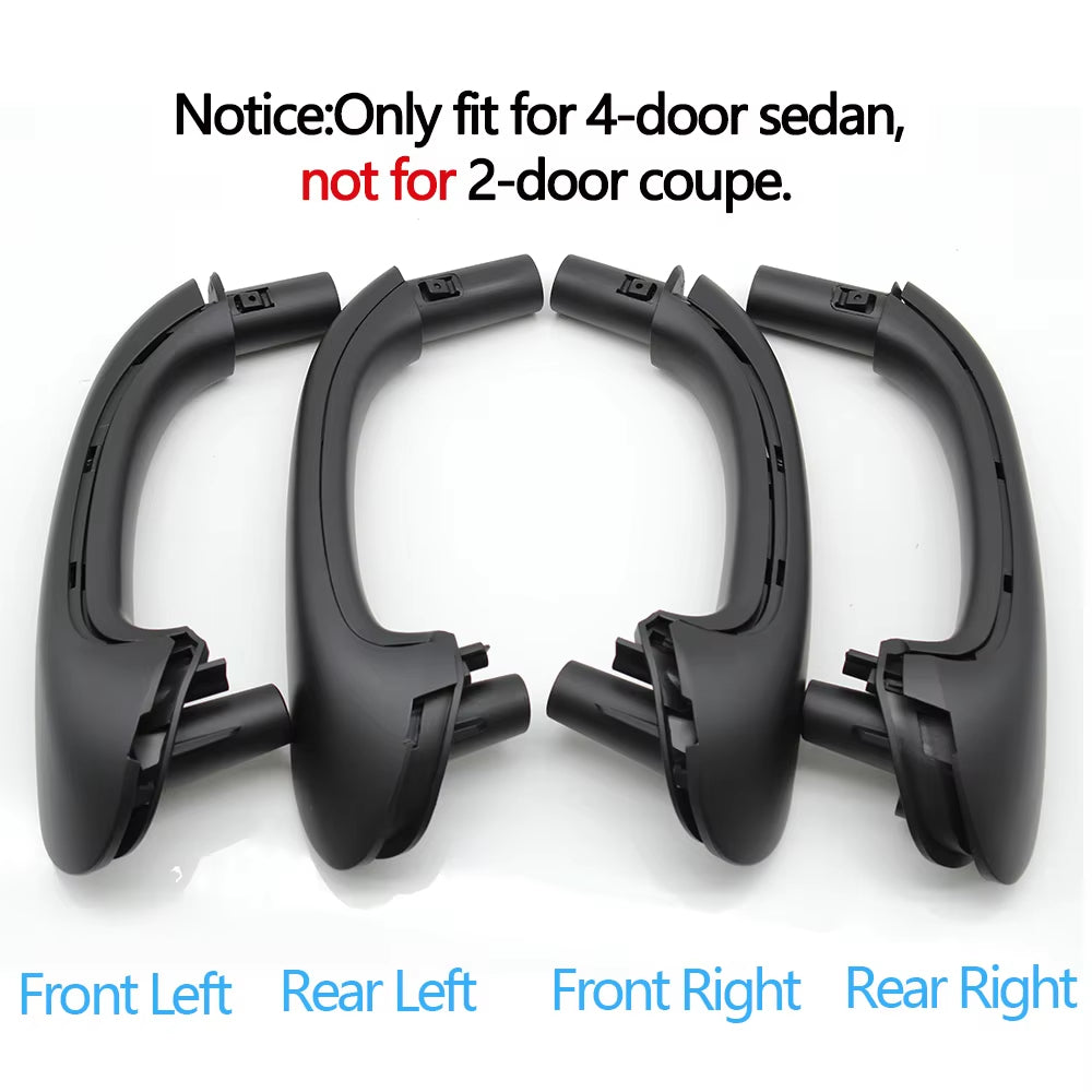 2PCS/4PCS Car Interior Accessories Front Left Right Door Pull Handle Set Replacement For Mercedes Benz W203 C Class 2000-2007