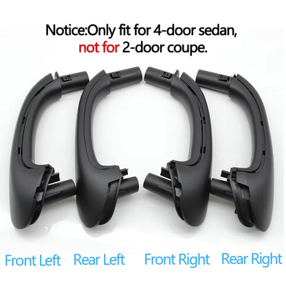 2PCS/4PCS Car Interior Accessories Front Left Right Door Pull Handle Set Replacement For Mercedes Benz W203 C Class 2000-2007